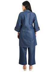 Pathani Denim Co-ord set