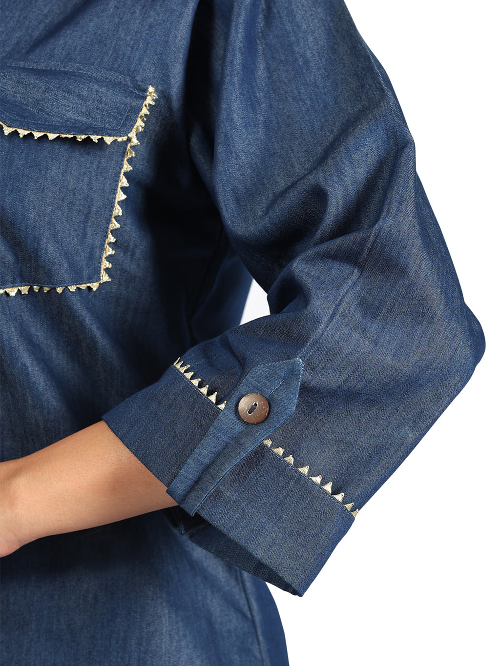 Denim Top Bottom Dress