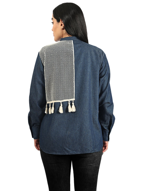 Denim Print Shirt