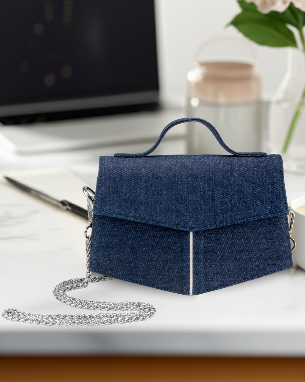 Minimalist Denim Bag
