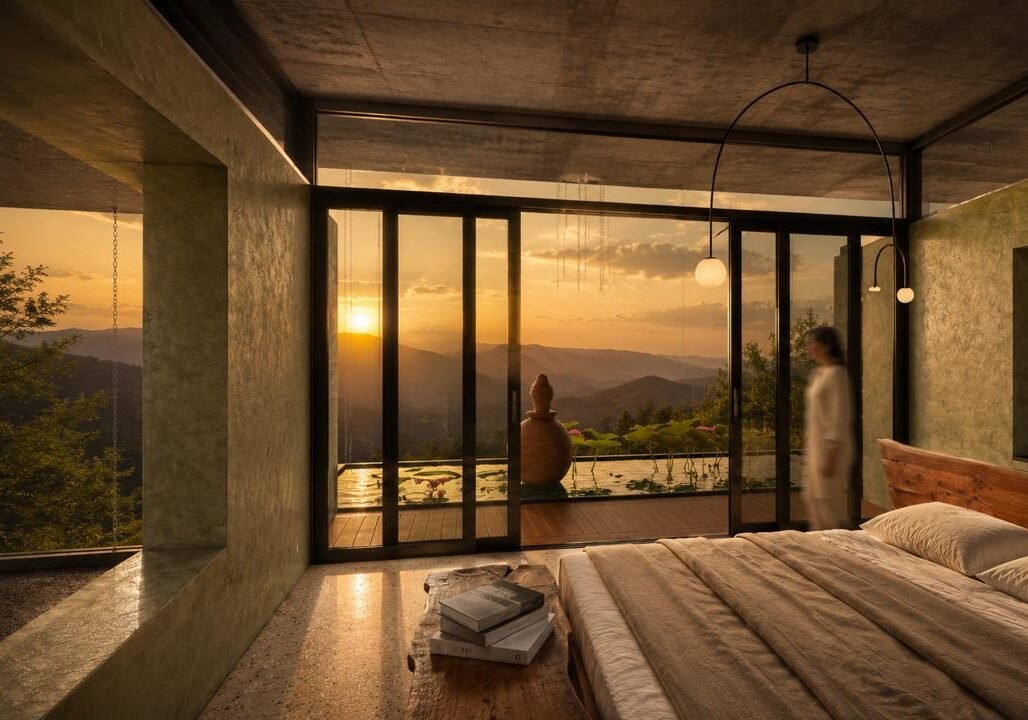 Sustainable hill home with passive solar design in Uttarakhand